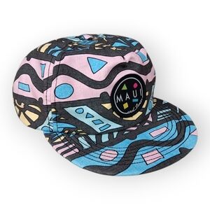 Maui & Sons Savage Flip Up Geometric Print Snapback